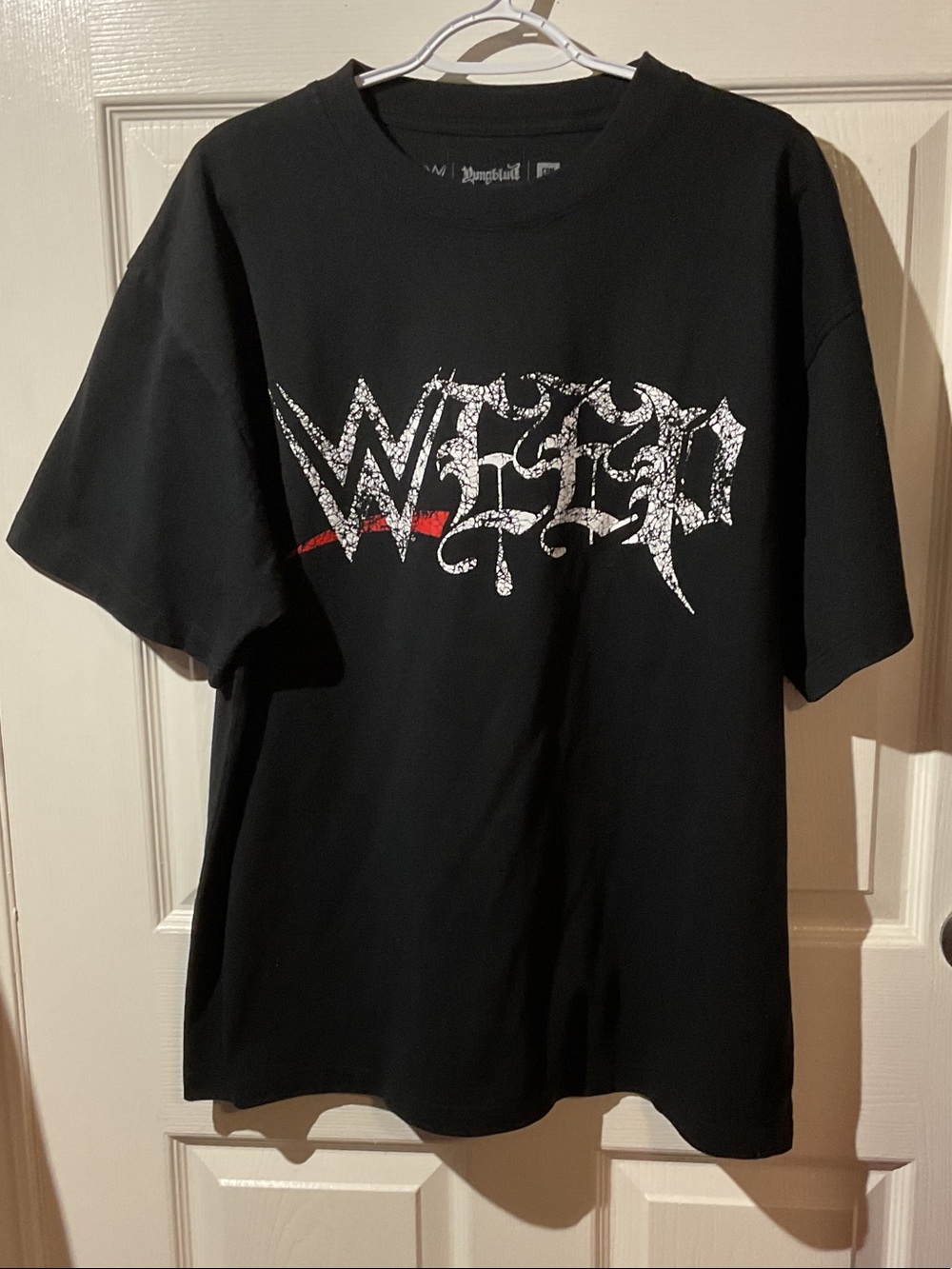 WWE Black Graphic Short-Sleeve Tee for Men